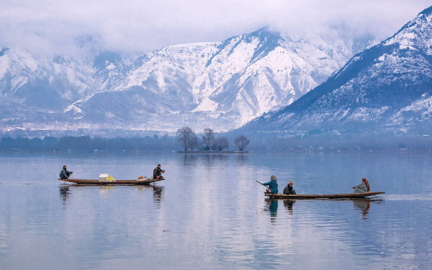 Dal Lake at Hazratbal, Srinagar