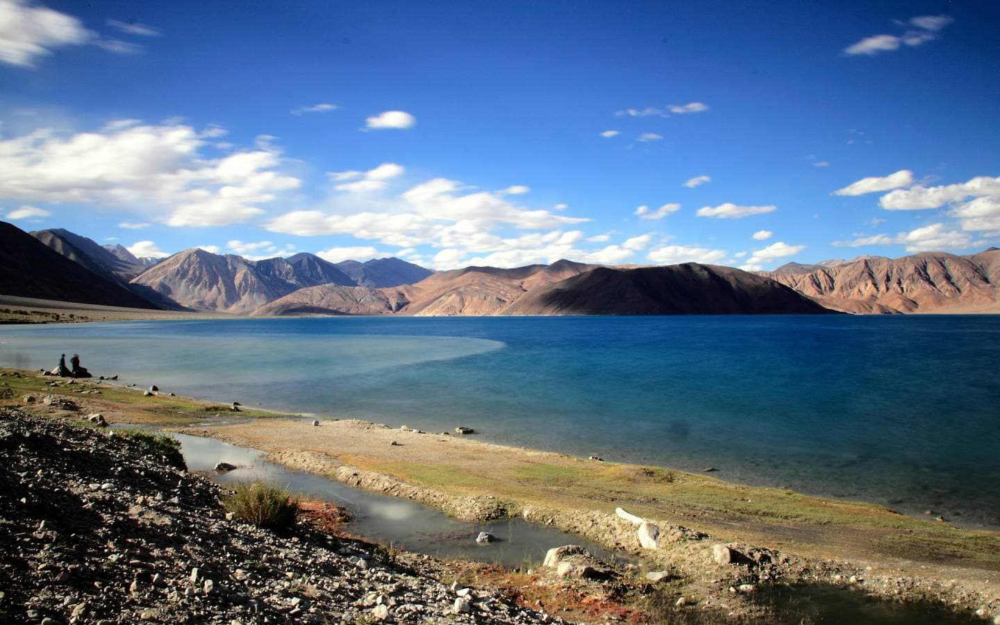 Pangong Tso in the late afternoon