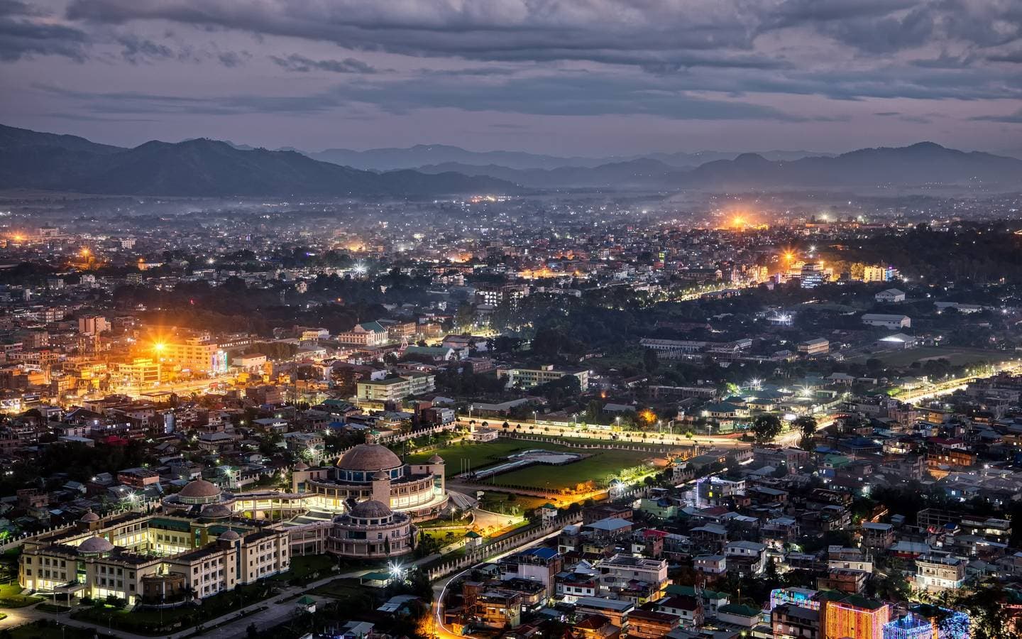 Imphal at dusk