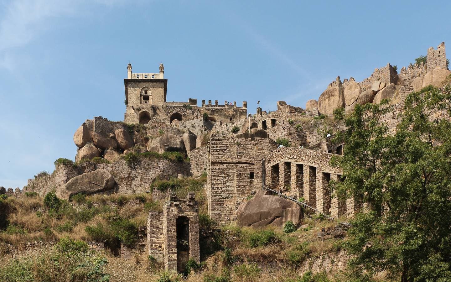 The Baradari at Golconda Fort